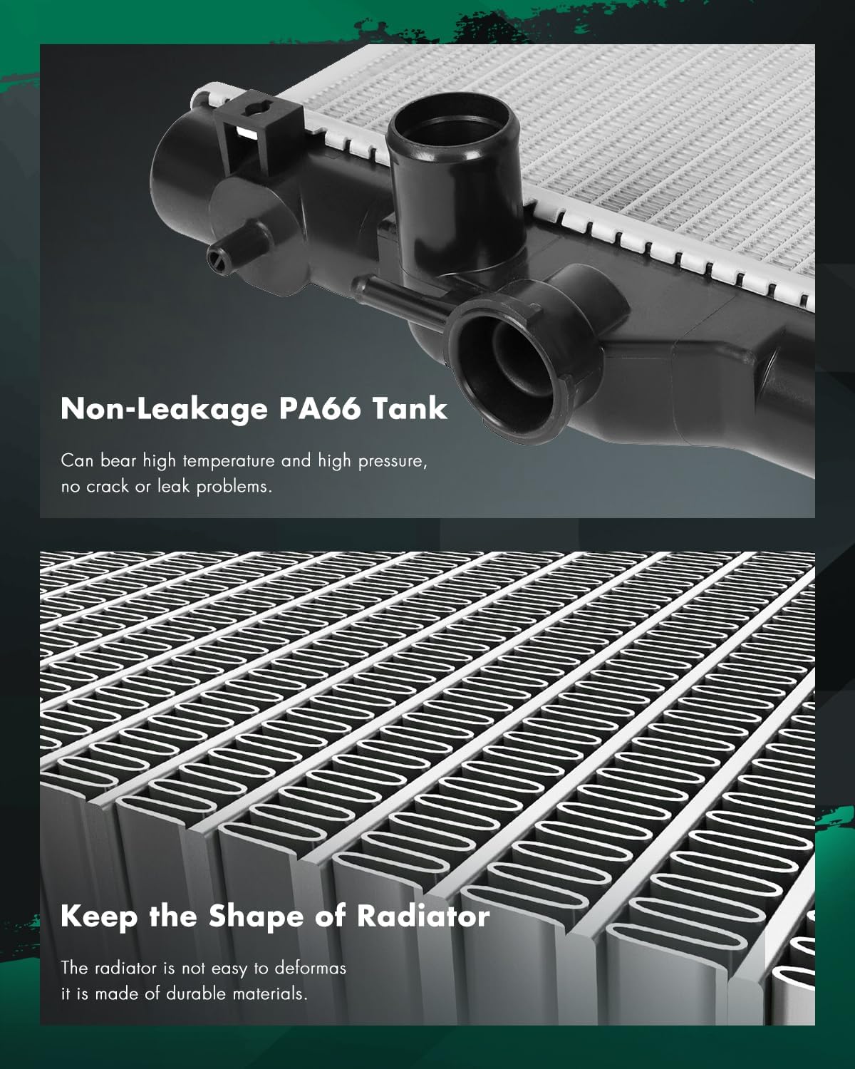 SCITOO Engine Cooling Radiator Assembly Compatible with LX RX300 1999 2000 2001 2002 2003, Replace# 1640020130, 8012272