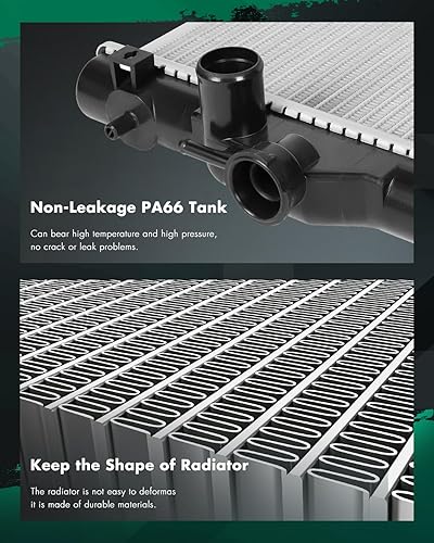 Vista 519 de SCITOO Reemplazo completo del radiador de aluminio para 1993-1998 para Toyota para T100 2.7L 3.0L 3.4L 2090 Radiador