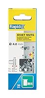 Algopix Similar Product 16 - Rapid M4 Rivet Nuts for Hard to Get to