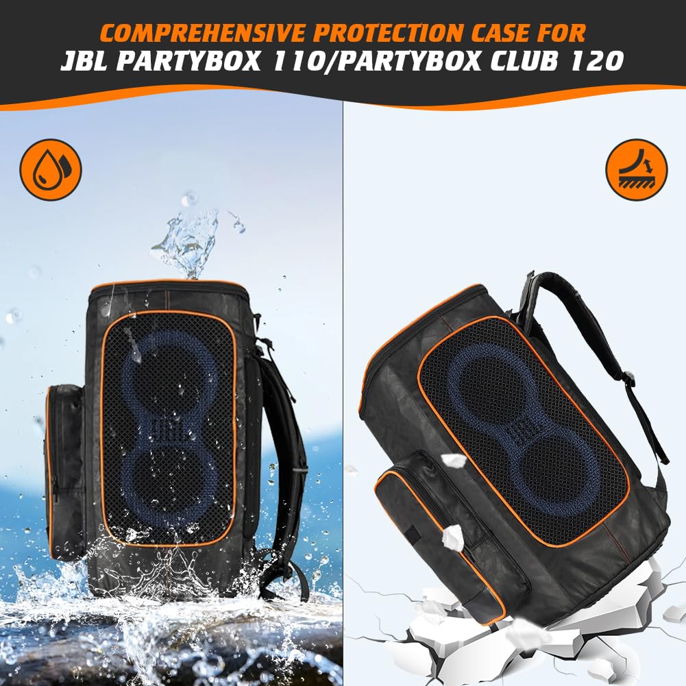 Rucksack Taschen für JBL PartyBox 130/110/PartyBox Club 120 Lautsprecher