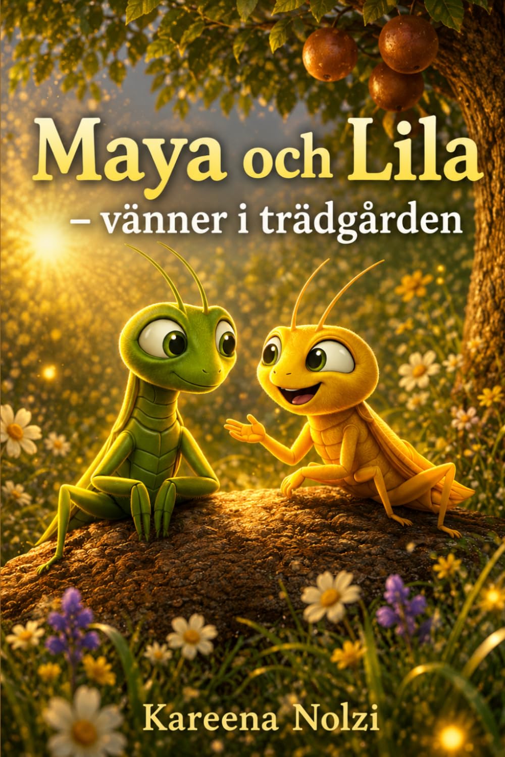 Maya och Lila – vänner i trädgården