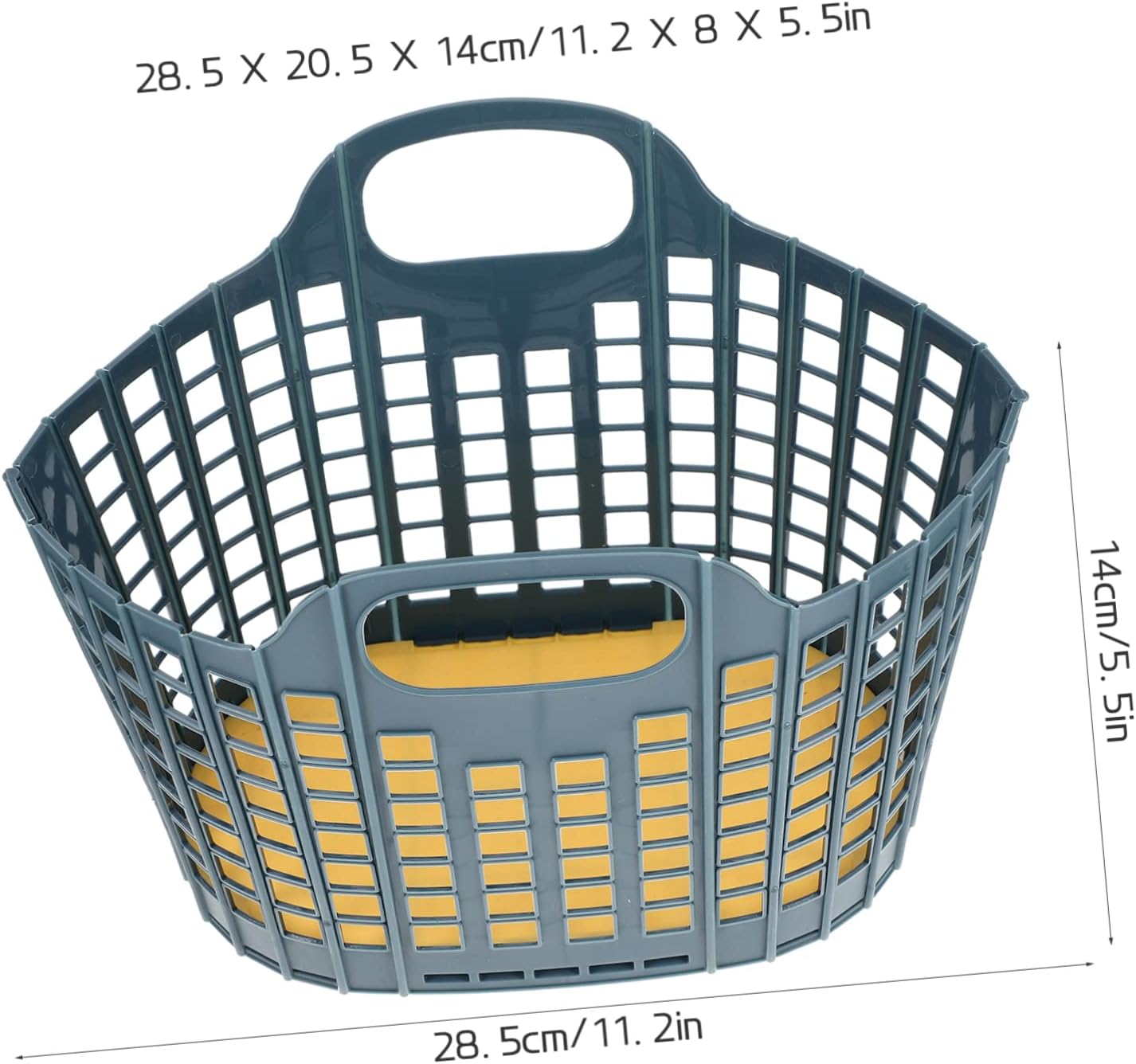 Foldable Handheld Fruit Vegetable Basket for Desktop Storage image 2
