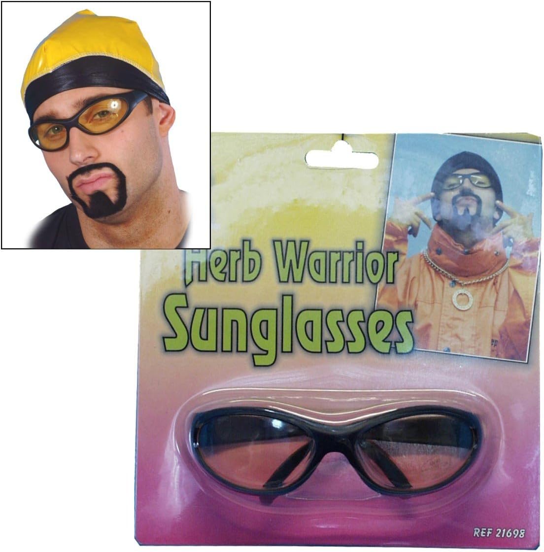 Amazon.co.jp: Rapper Yellow Lense Specs パラッパラッパーイエローレンズがつい仕様♪ハロウィン♪サイズ ...
