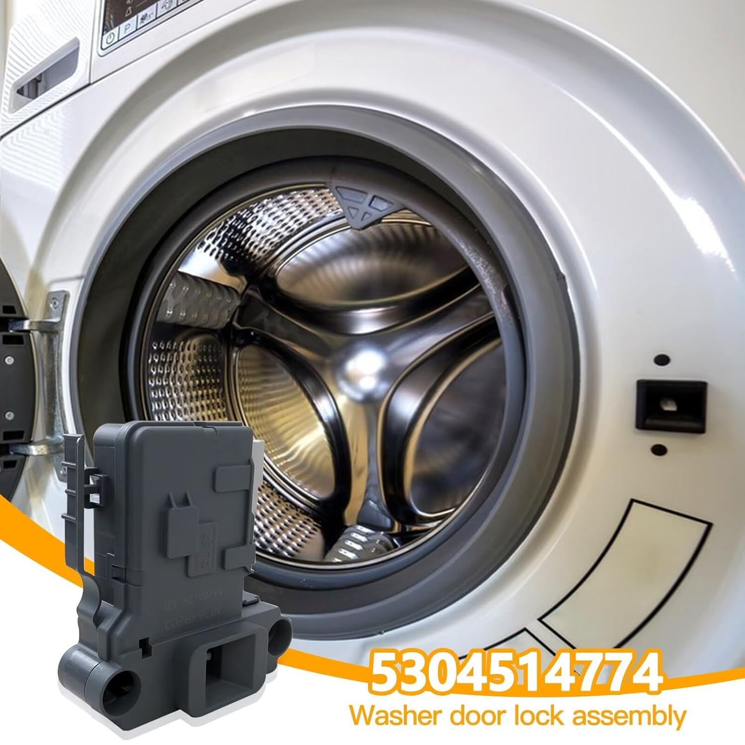 US! AP6329665 Clothes Washer Door Lock Switch for Frigidaire Electrolux: EFLS517SIW0 EFLS617SIW0 EFLS617STT0 EFLW417SIW0 EFLW317TIW0 EFLS517SIW0 EFLW317TIW1
