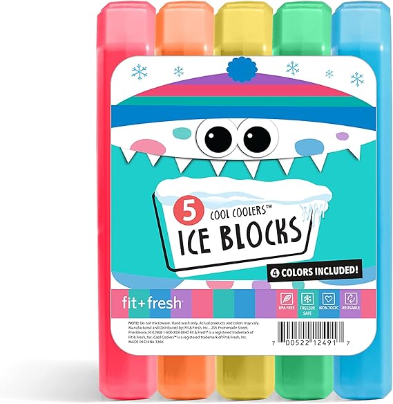 Cool Coolers by Fit + Fresh, 5 Pack Days of the Week Ice