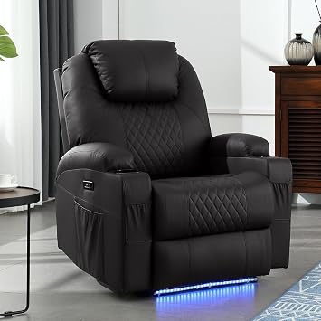 Power Recliner Chair with Massage and Heat for Living Room