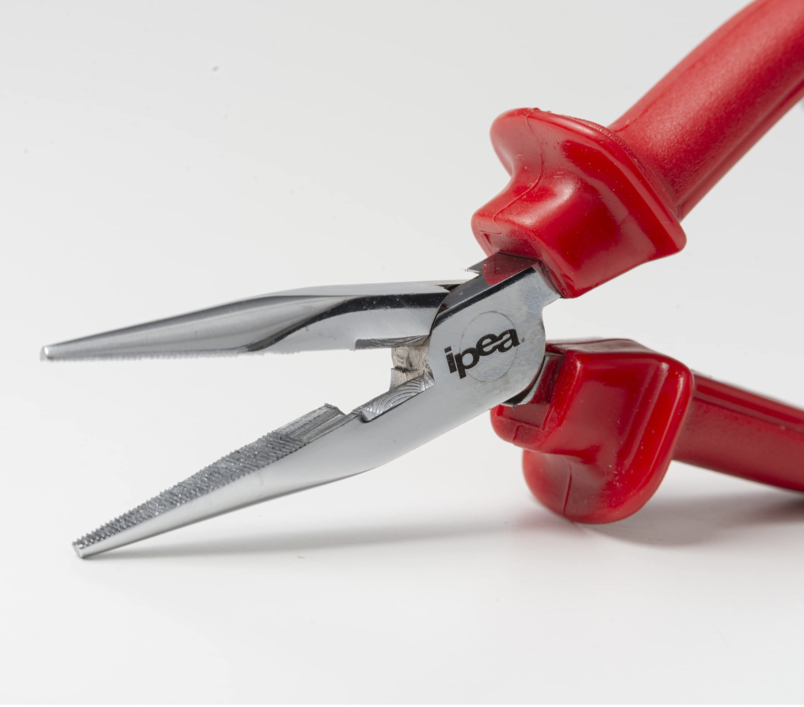 IPEA Pinza a Becco Dritto Professionale 17 CM - IMPUGNATURA ERGONOMIA - per un Uso Prolungato - Pinze Dritte Multiuso in Acciaio per Lavoro, Bricolage, Fai da Te - Pinze Universali