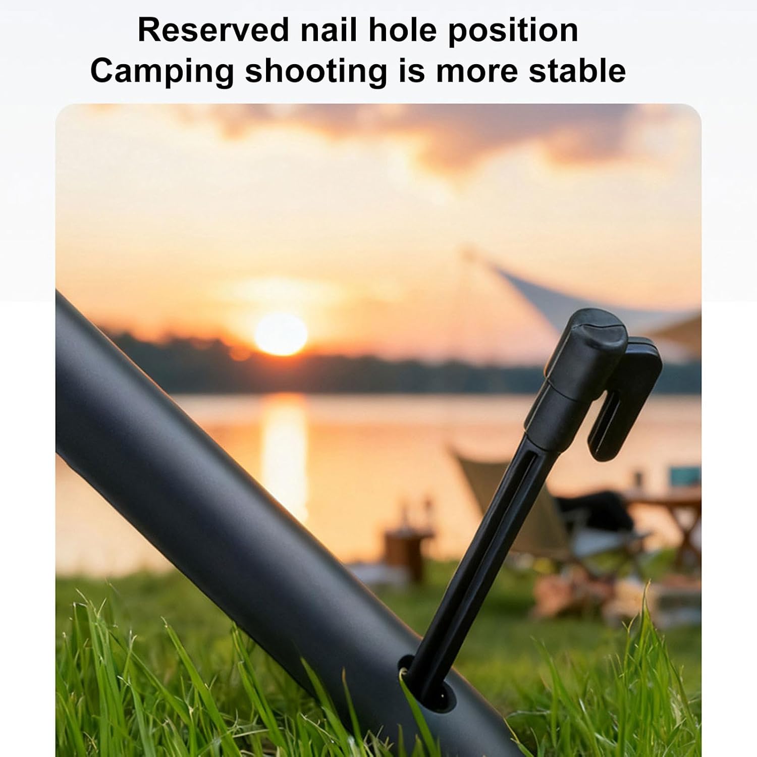 ASHATA Selfie Stick Tripod Monopod for 360 X5 X4 X3 for OSMO 6 for 5Pro for 3 Fill Light, Extension Long Pole Monopod with 1/4 Inch Screw for Travel Vlogging