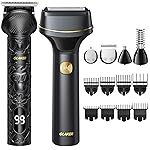 GLAKER Hair Clippers for Men Professional, Cordless Clippers for Hair Cutting, Mens Bear Trimmer, Electric Razor Barber Clippers Hair Trimmer, Gifts for Men
