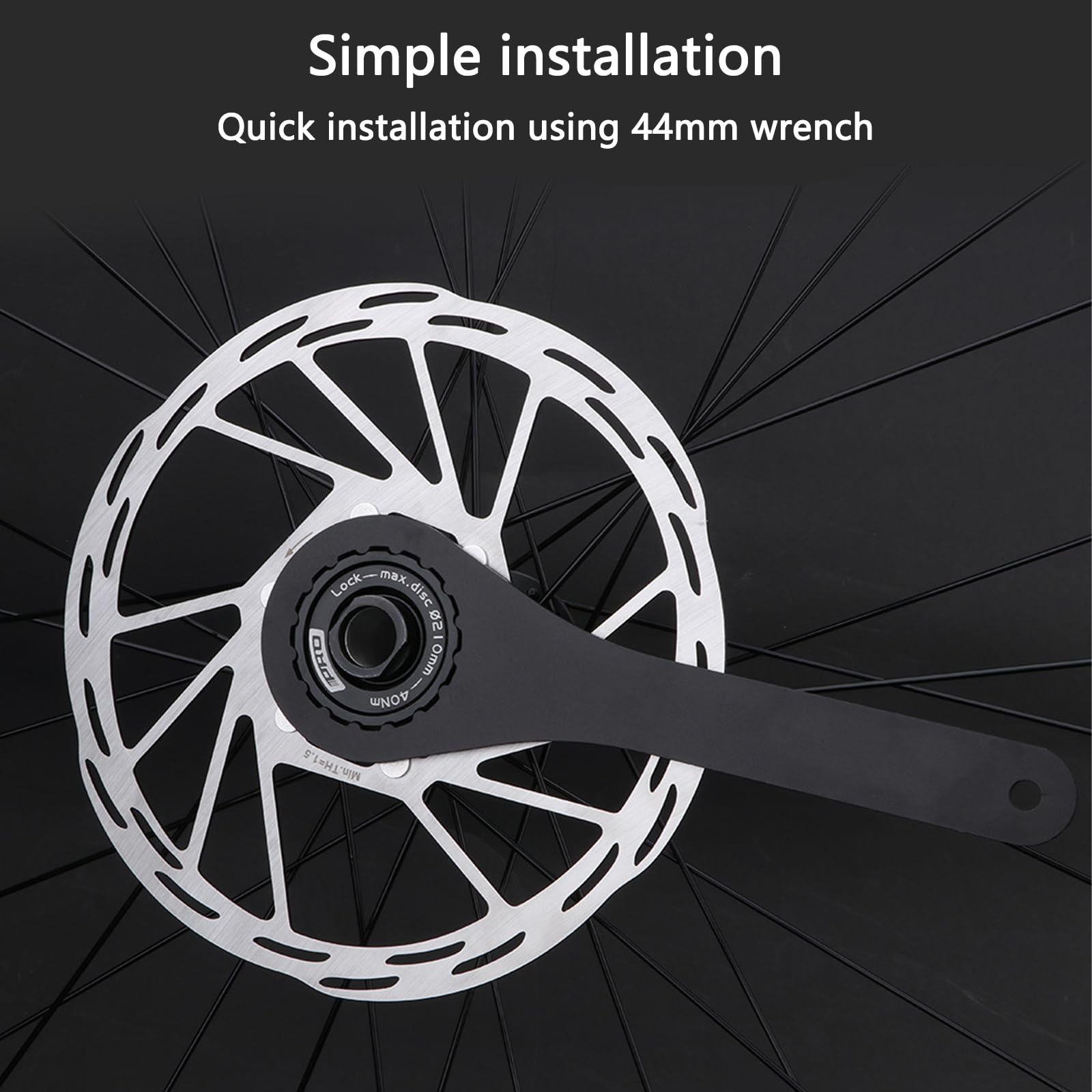 Disco Freno A Disco Per Bici Center Lock - Rotore 140mm In Acciaio Inox, Compatibile Con Shimano E Altri - Foto 9