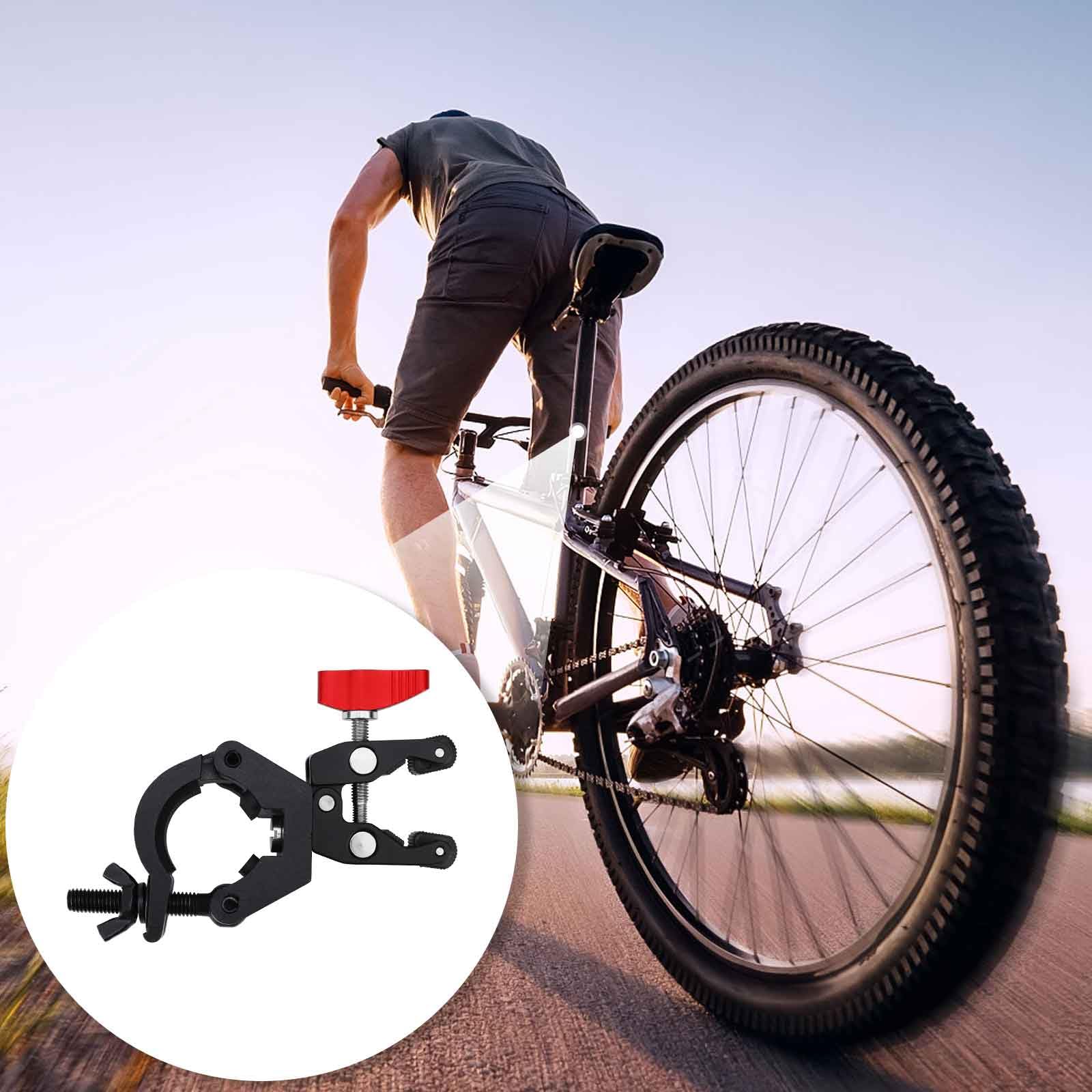 Supporto per Lucchetto a U, in Lega di Alluminio Supporto per Lucchetto Bici Silenzioso Adatto per Grilli da 12-25mm per Kryptonite e la Maggior Parte Degli Altri Lucchetti a U per Bicicletta