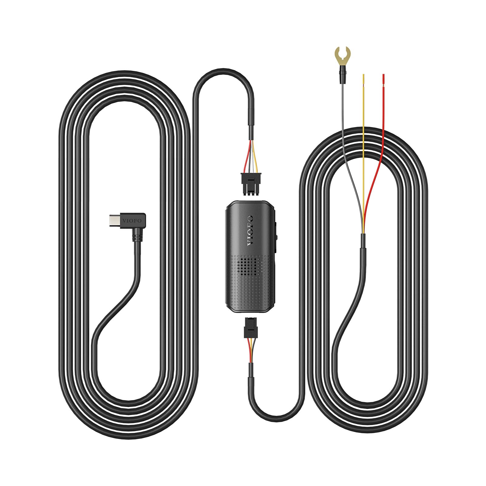 VIOFO HK6 Hardwire Kabel für A329S / A119M Pro Dashcam, Unterstützt Energiespar- u. intelligente Hybrid-Parkmodus Aktiviert den Parkmodus und den Niederspannungsschutz, Sicherung ist erforderlich