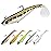 TRUSCEND Fishing Lures for Paddle Tail Swimbaits Bass Trout Jighead Lures Soft Fish Baits Freshwater Saltwater Jigging Bass Pike Walleye Jigs Gear Fishing Gifts for Men