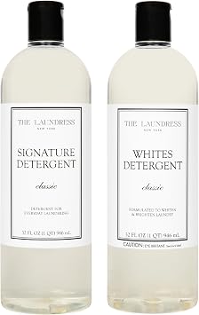The Laundress Signature Detergent Classic, Stain Remover, 32 oz. + The Laundress Whites Detergent Classic, Whiten & Brighten Clothes, 32 oz.