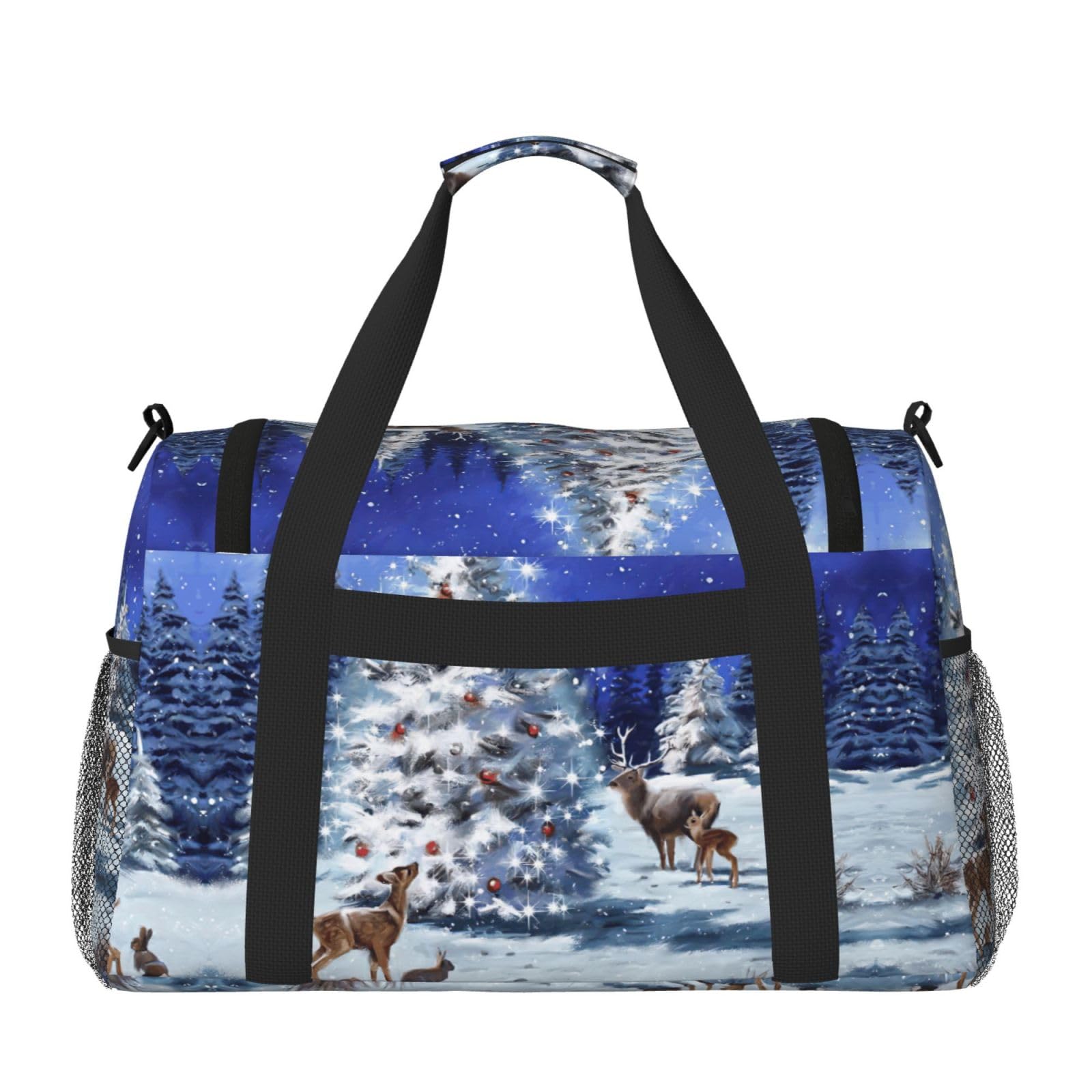 Świąteczna torba na ramię kobiety mężczyźni podróżna torba crossbody torebka torba na ramię torebki robocze codzienna torba hobo