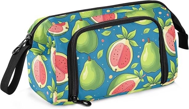 Green Guava Large Capacity Pencil Case Pen Bag Zipper Pencil Pouch Big Aesthetic organizer Back to School Supplies