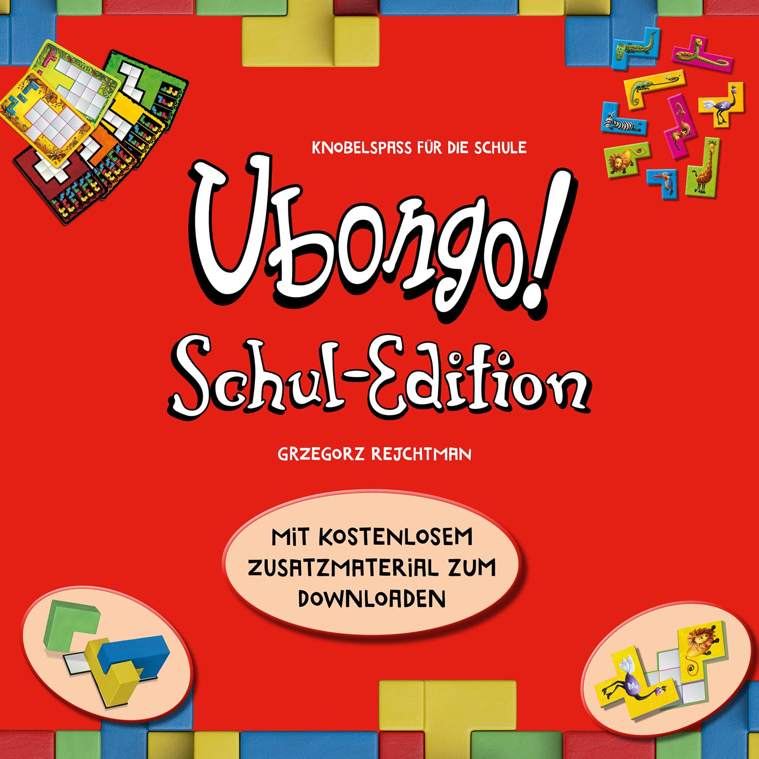 Kosmos ‎682880 Ubongo - Schuledition, Klassensatz für 28 Kinder, Klassenstufe 1-6., für Schülerinnen und Schüler ab 6 Jahre, spielerisch Mathe Lernen, geometrische Formen, räumliches Denken