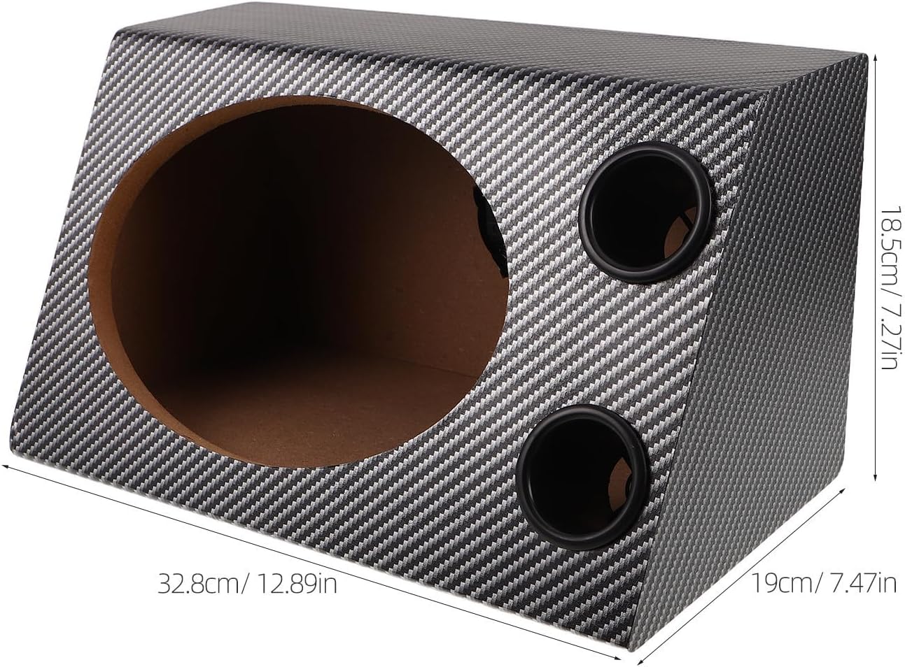 Trapezoidal Car Speaker Empty Enclosure Box for Vehicle Audio