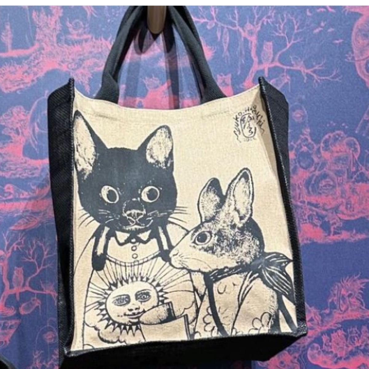 ヒグチユウコ 両面トートバッグ 台湾 限定 奇幻動物森林 ① 台湾 ヒグチユウコ 奇幻動物森林 トートバッグ チラシ セット