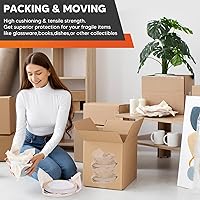 Vista 3 de Papel de embalaje de papel de periódico para cajas de mudanza, cajas de embalaje de 26 x 15 pulgadas para mudanza, embalaje, suministros de envío