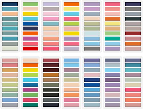 2800-Pcs Sticky/Book Tabs, Writable Morandi Translucent Book Markers Sticky Note