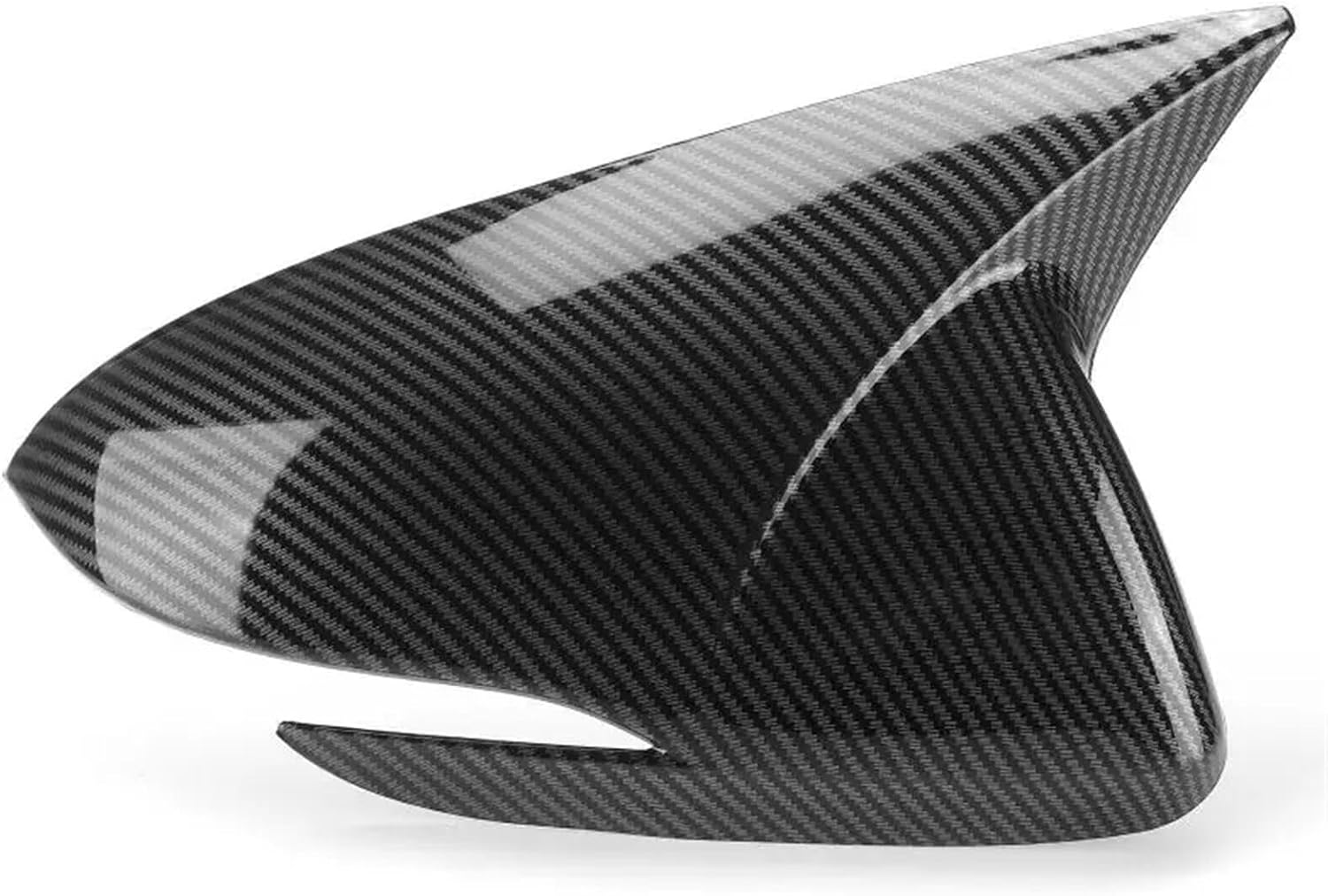 Compatible For Accent/Solaris I30 2017-2022 Car Rearview Side Mirror Cover Sticker Wing Cap Exterior Door Case Trim Carbon Fiber (Color : With Light Carbon)