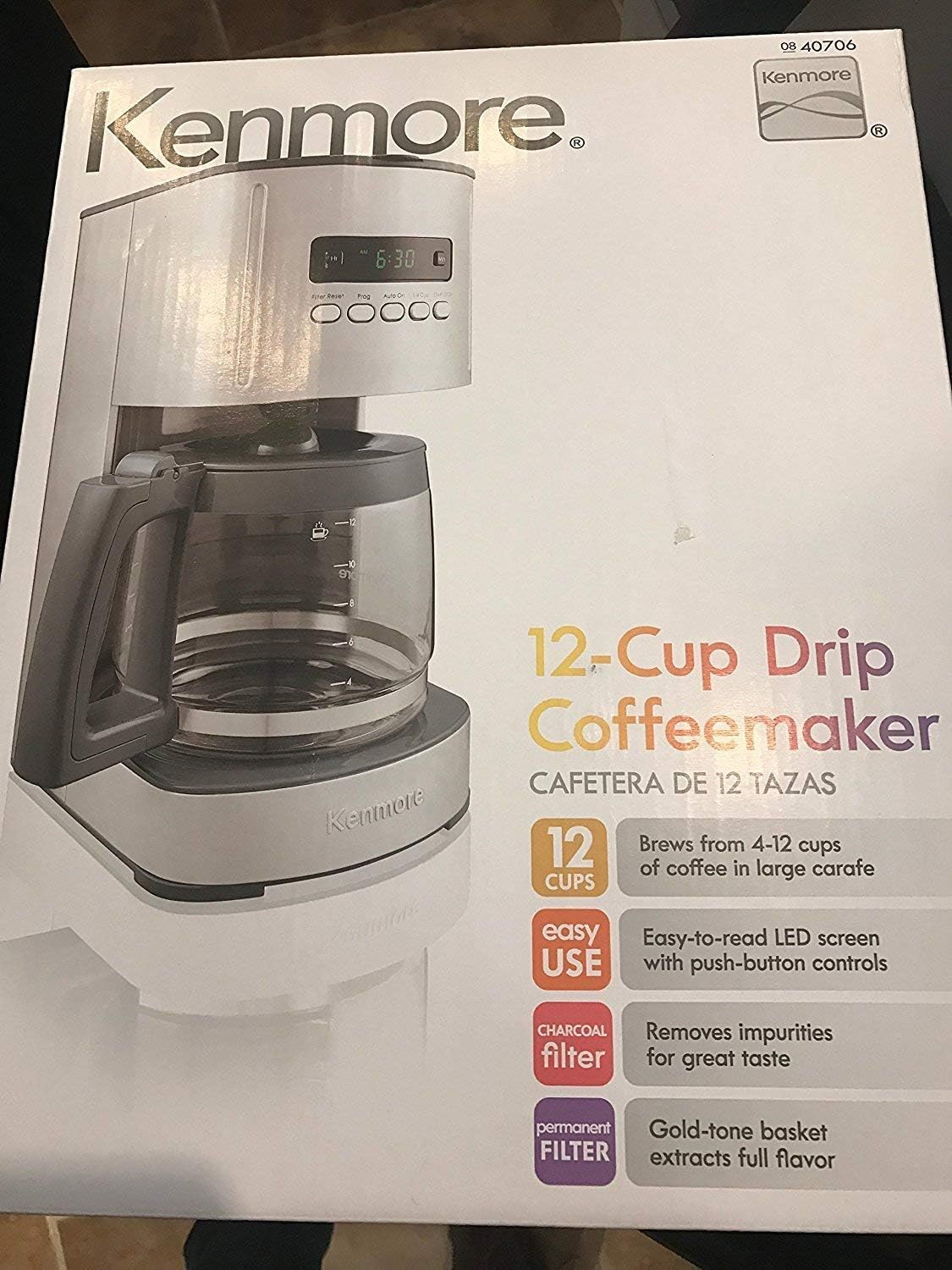 Kenmore 12Cup Programmable Aroma Control Coffee Maker by Kenmore Amazon.ca Home