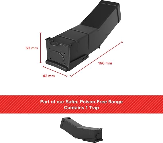 Rentokil Live Capture Mouse Traps Blister | For Mouse Control In The Home - Safe For Use Around Children And Pets - Catch And Release