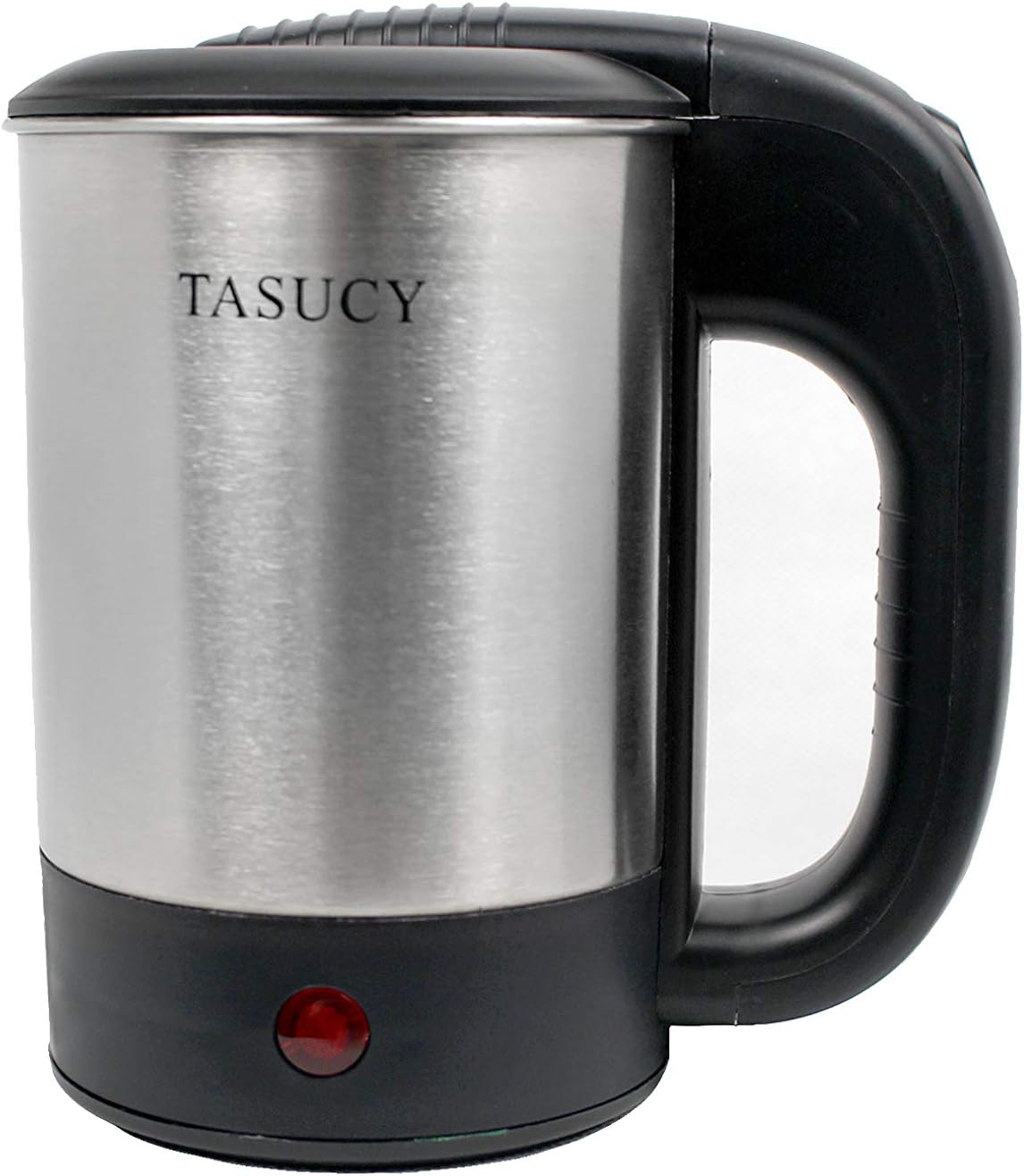 0.5L Mini Kettle, Stainless Steel Portable Electrically-Heated Mug Hot Pot