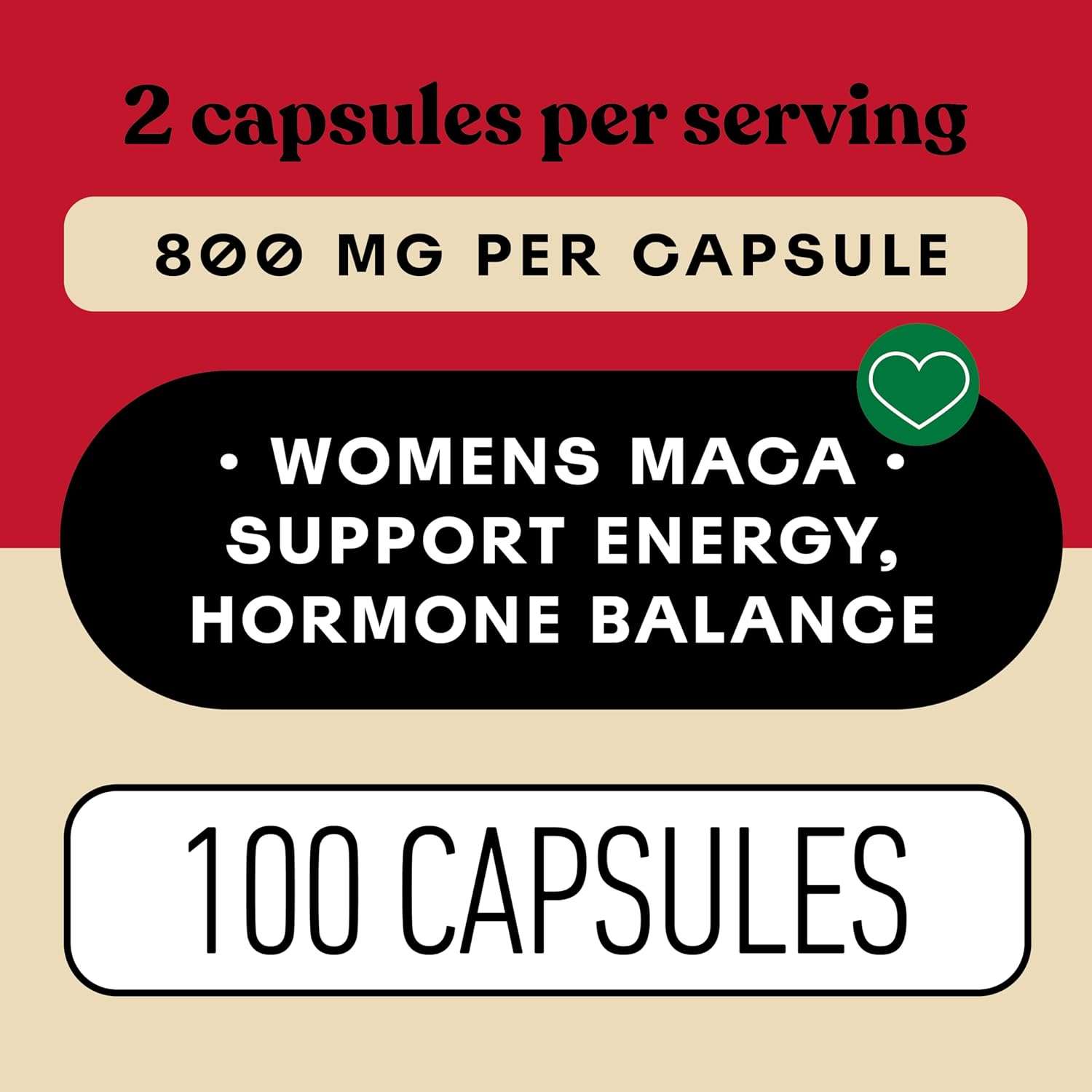 Organic Red Maca Root Capsules 800mg - Gelatinized Red Maca Powder Supplement, Plant Based Vegetarian Pills, Non GMO Clean Formula, 100 Count Glass Bottle, Made in USA Certified Organic Supplement - Image 5