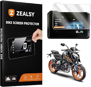 Zealsy Digital Meter Screen Guard for KTM Duke 250 Gen 3 | Edge to Edge TFT Display Protector Price In India