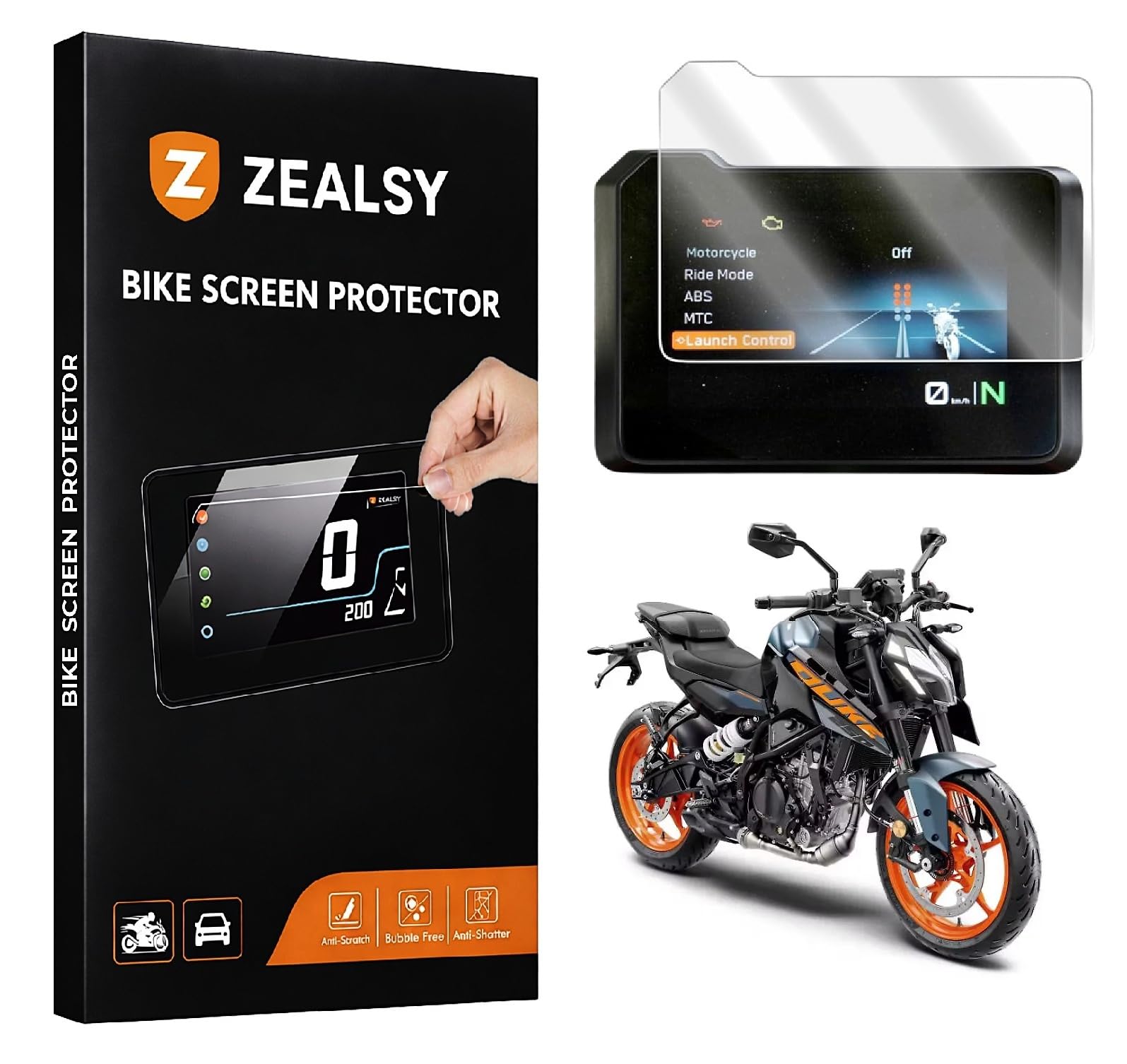 Screen Guard for KTM Duke 250 Gen 3 – 9H Scratch Resistant Screen Shield | Shatter-Proof, Ultra-Clear & Dust-Proof Digital Cluster Protector (1 Pack)-picture-21