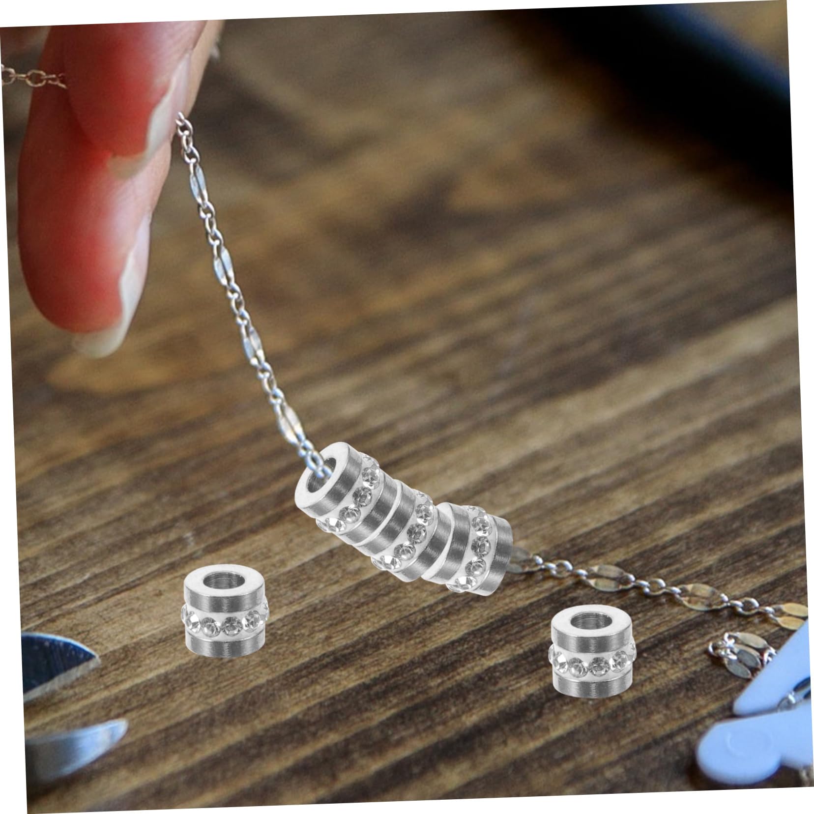 Perles D'espacement En Acier Inoxydable 304 Résistant Au Ternissement