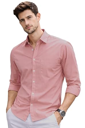 Ben Martin Shirt for Men | Regular Casual Shirts for Mens’ | Men’s Casual Shirt’s Slim Fit | Full Sleeve Cotton Shirts for Men’s | Solid Shirt’s for Mens Stylish | Formal & Casual Office Wear Shirts