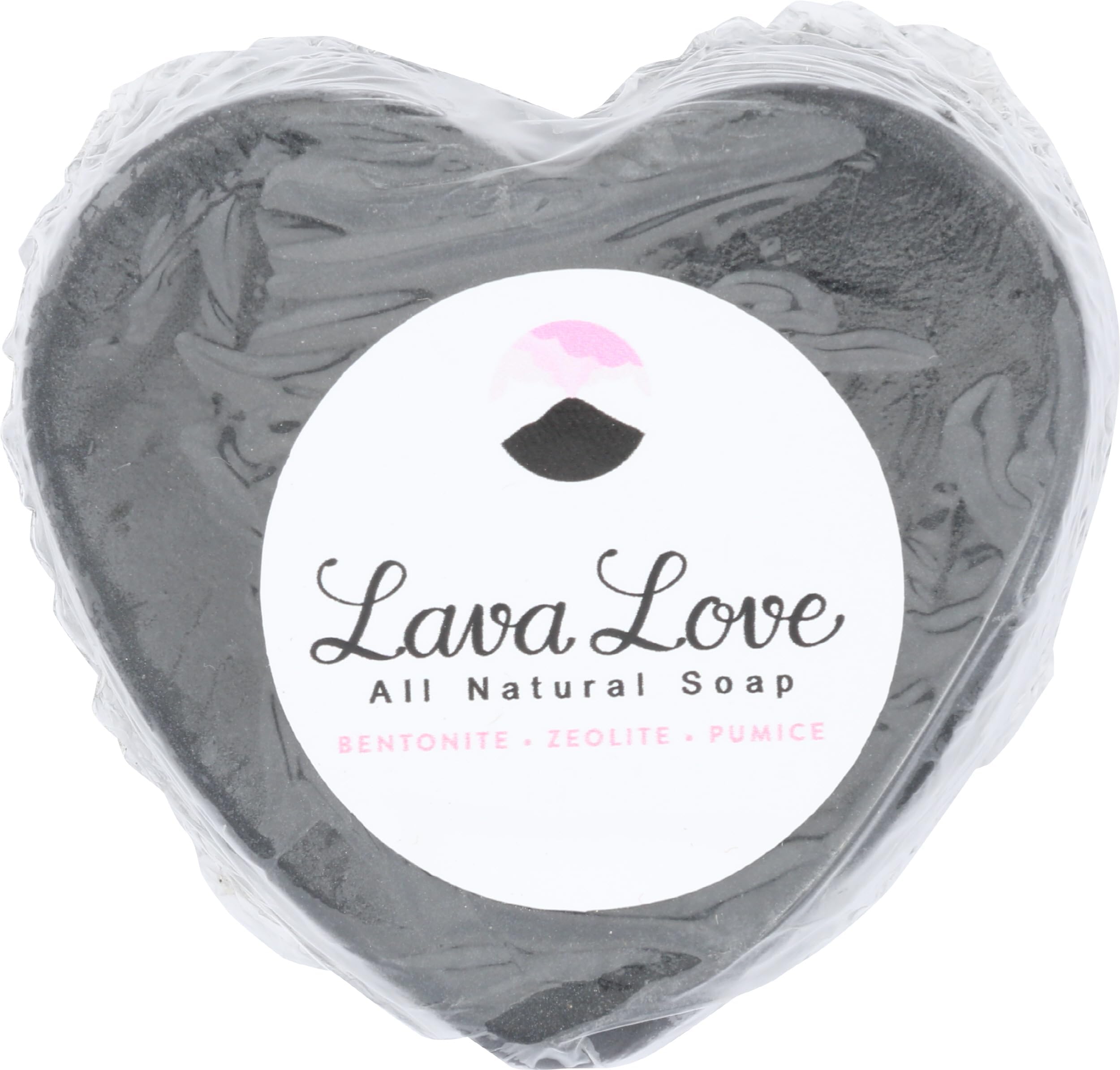 Lava Love Black Heart Volcano Soap, 3.5 OZ