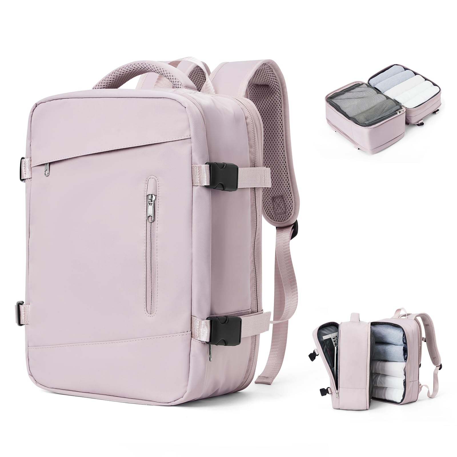 SZLX Borse da Cabina per Easyjet 45x36x20 Zaino da Viaggio aereo Bagaglio a Mano Zaino Ryanair 40x20x25 con porta USB zaino Borsa da Viaggio Impermeabile donna zaino per Computer Casual Daypack
