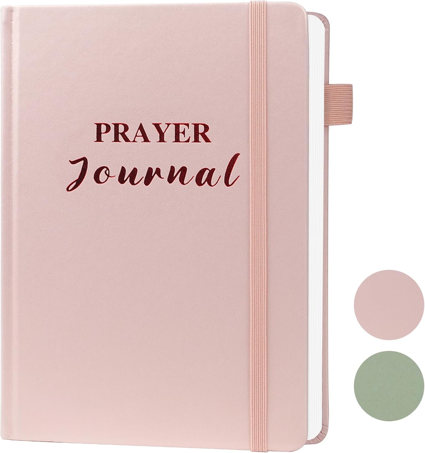 Product image of Pink Prayer Journal for Woman - Bible Journal with Prompts, Verse and Scripture - Devotional & Guided Journal for Women and men, 60 Weeks Bible Study Journal for Christians