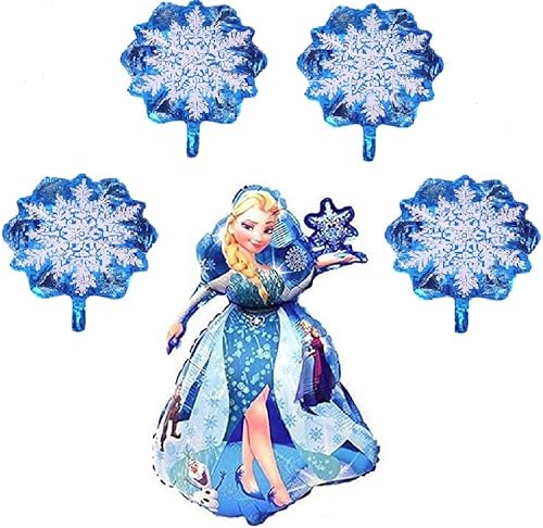 Jolly Jon - Ramo de helio con globos de helio diseño de princesa de Disney Frozen