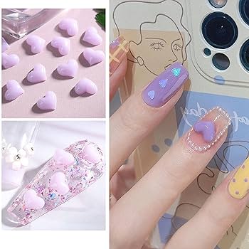 シルバー ハート ビジュー　ネイル パーツ アート　デコ　3D レジン スナ　系 シルバー ハート ビジュー ネイル パーツ アート デコ 3D レジン