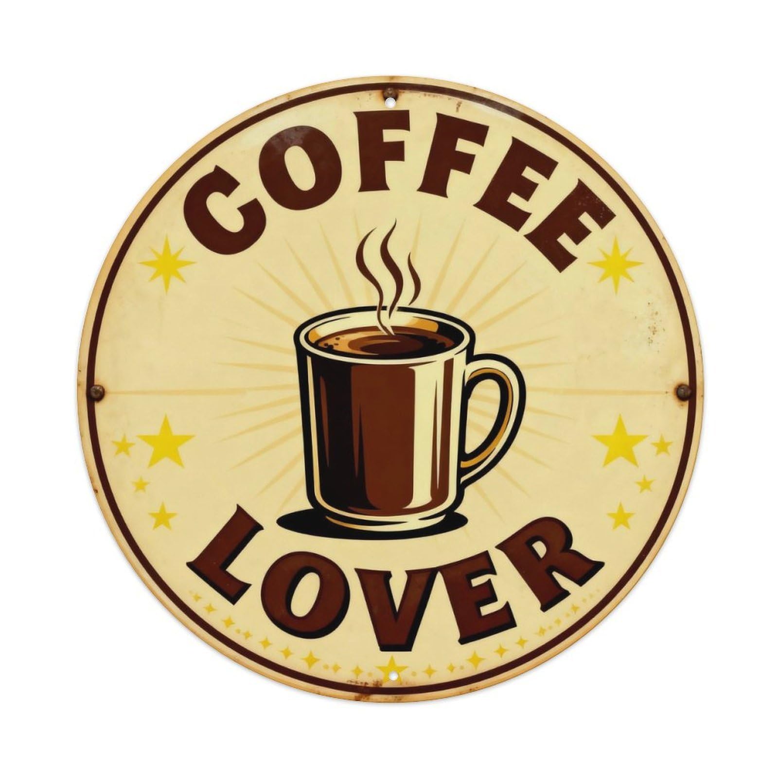 Coffee Lover Kitchen Sign Metal Tin Sign Plaque