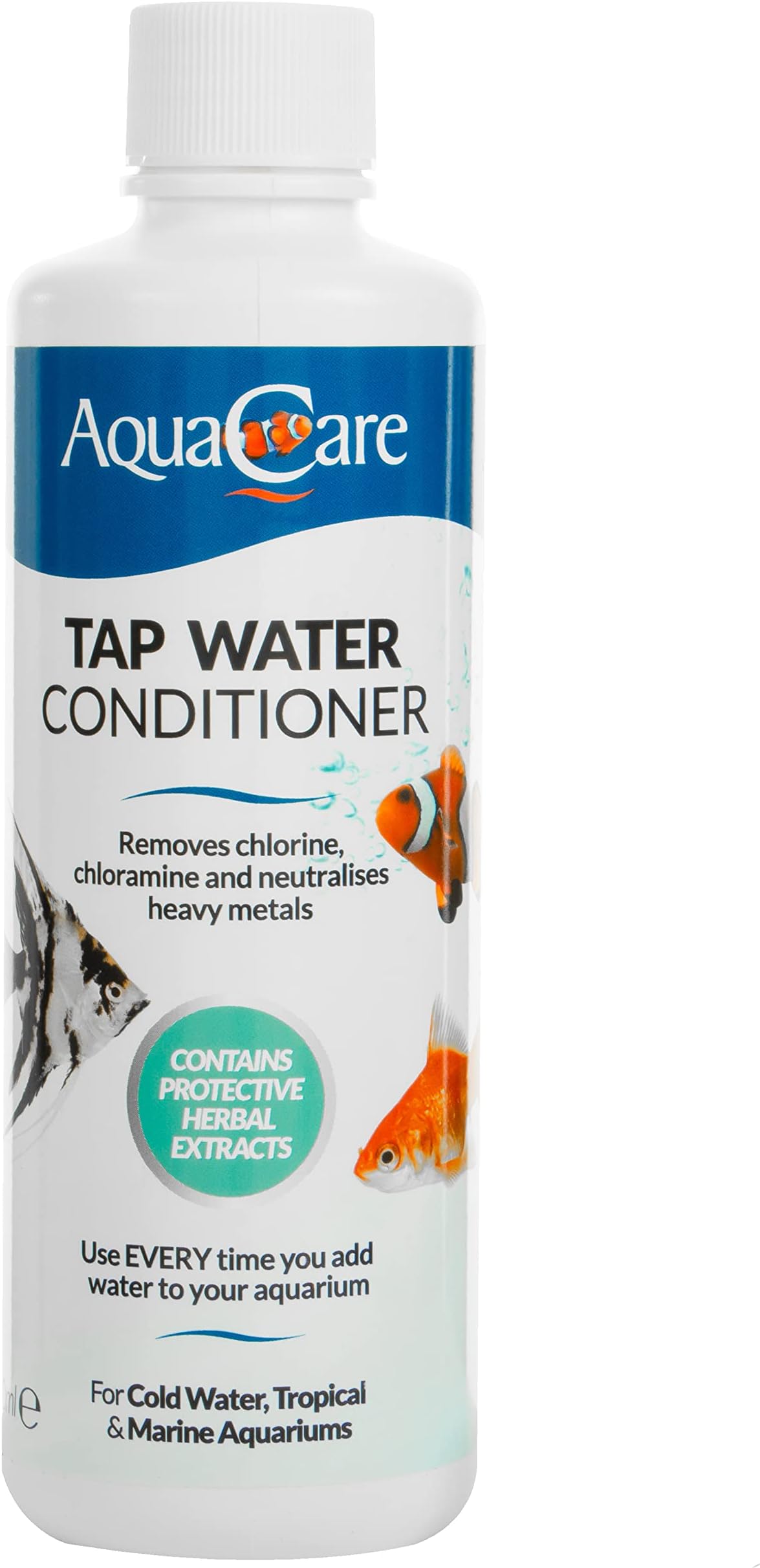 AquaCare Tap Water Conditioner For Freshwater Aquariums (240 ml) Keep Your Fish Safe By Quickly Removing Harmful Toxins Before Adding Water To Your Fish Tank