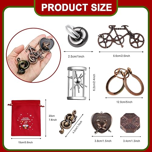 Miniatura 2 de Rompecabezas para adultos (30 rompecabezas de metal + madera)