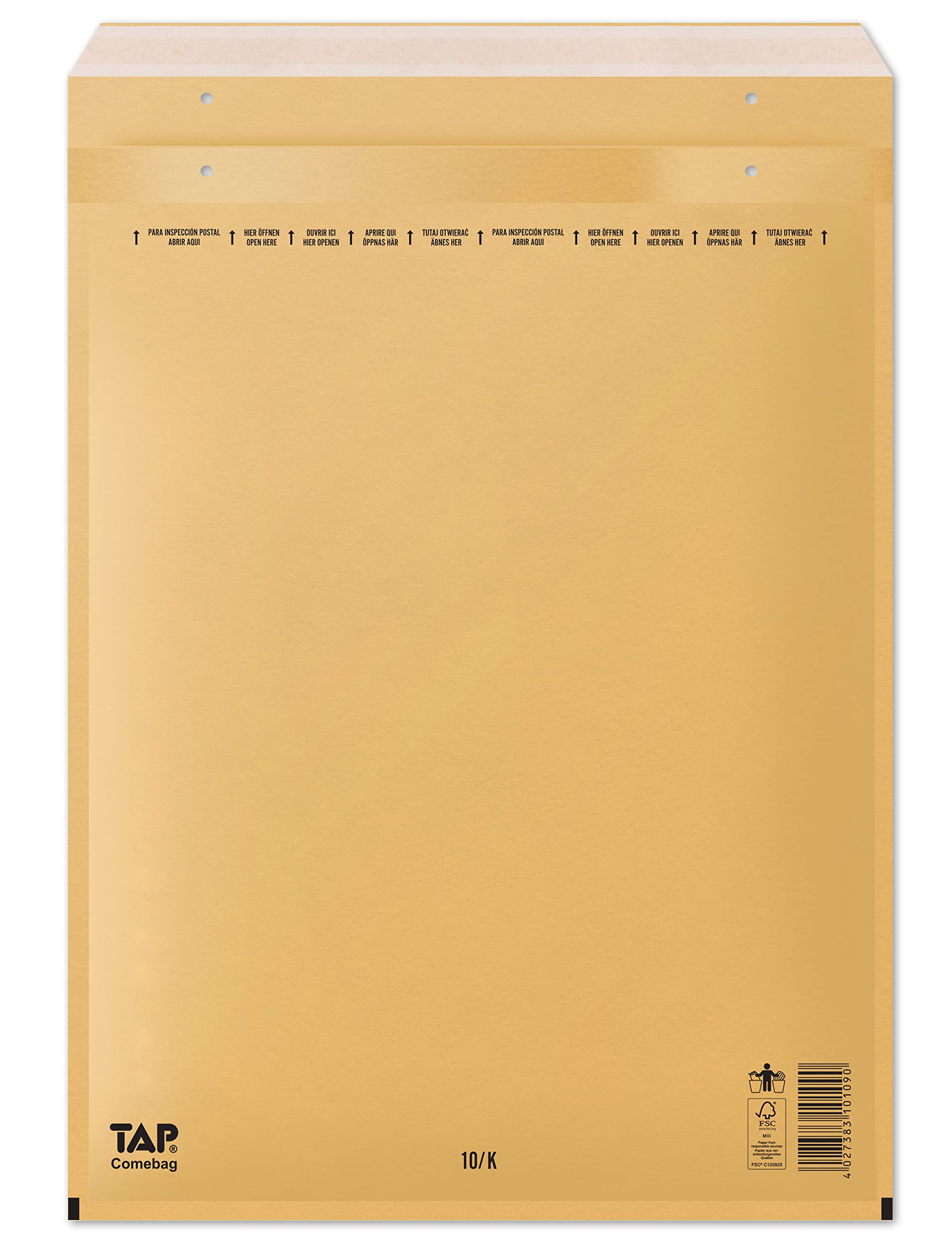 TAP Comebag 81010900 koperty bąbelkowe białe