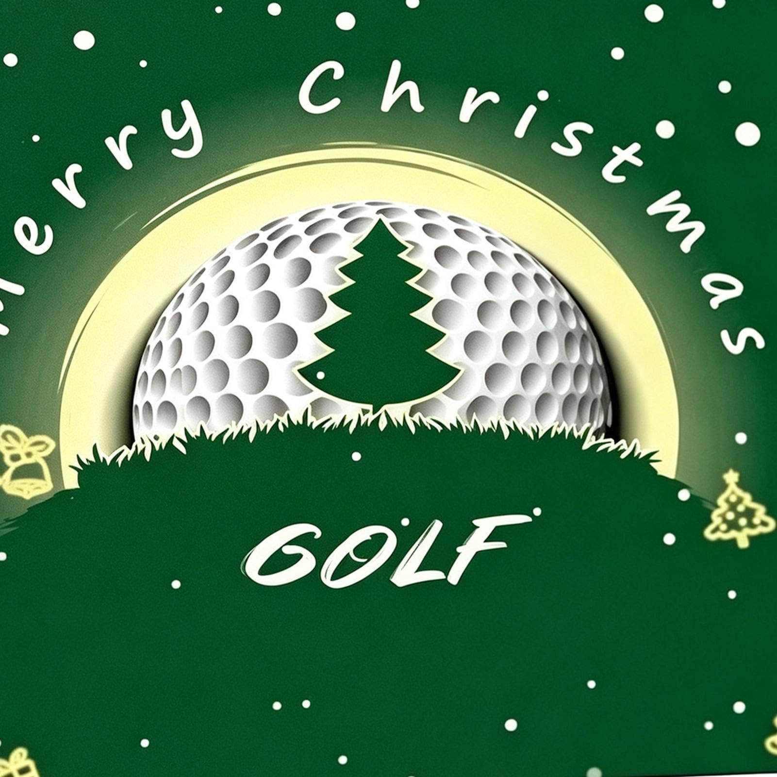 Golf Advent 2026 Calendrier de Noël Réutilisable 24 Jours