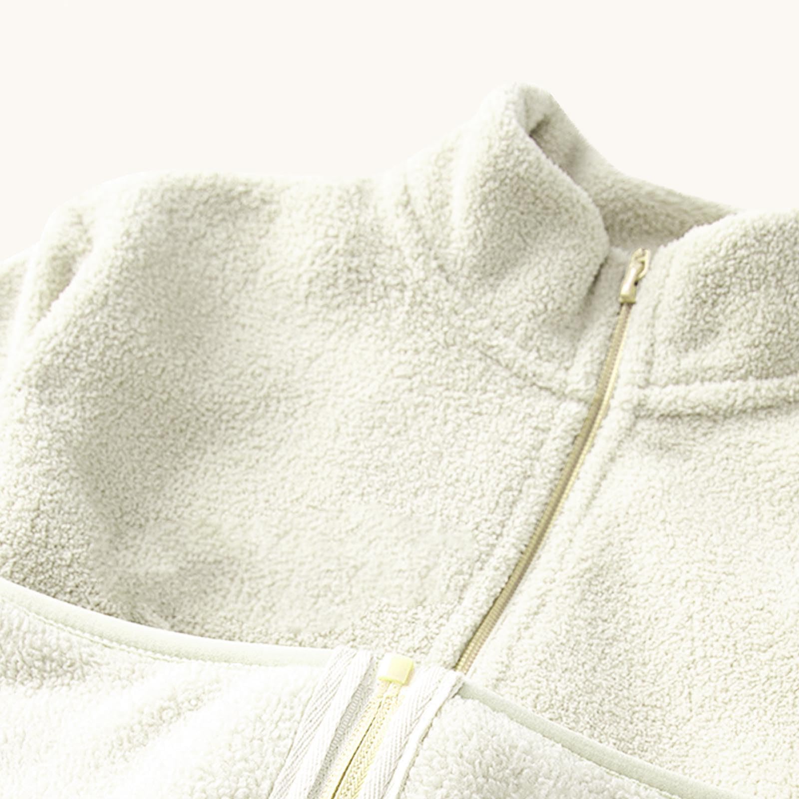 Chaqueta de Forro Polar para Niñas y Niños,Abrigo de Felpa de Doble Cara con Cremallera y Bolsillos Cuello Alto Fleece Chaquetas Cálido Manga Larga Suave y Cómodo Outwear Color Sólido 1-12 Años