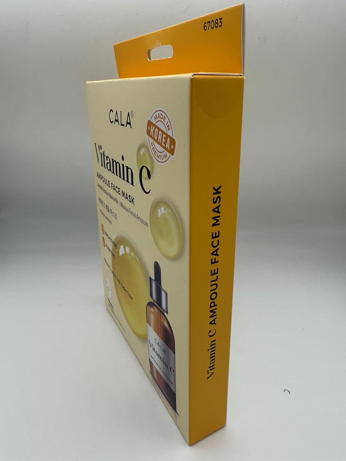 Cala Vitamin C Ampoule Face Mask, Hydrating Sheet Mask for Dry Skin, 5 Count - Image 5