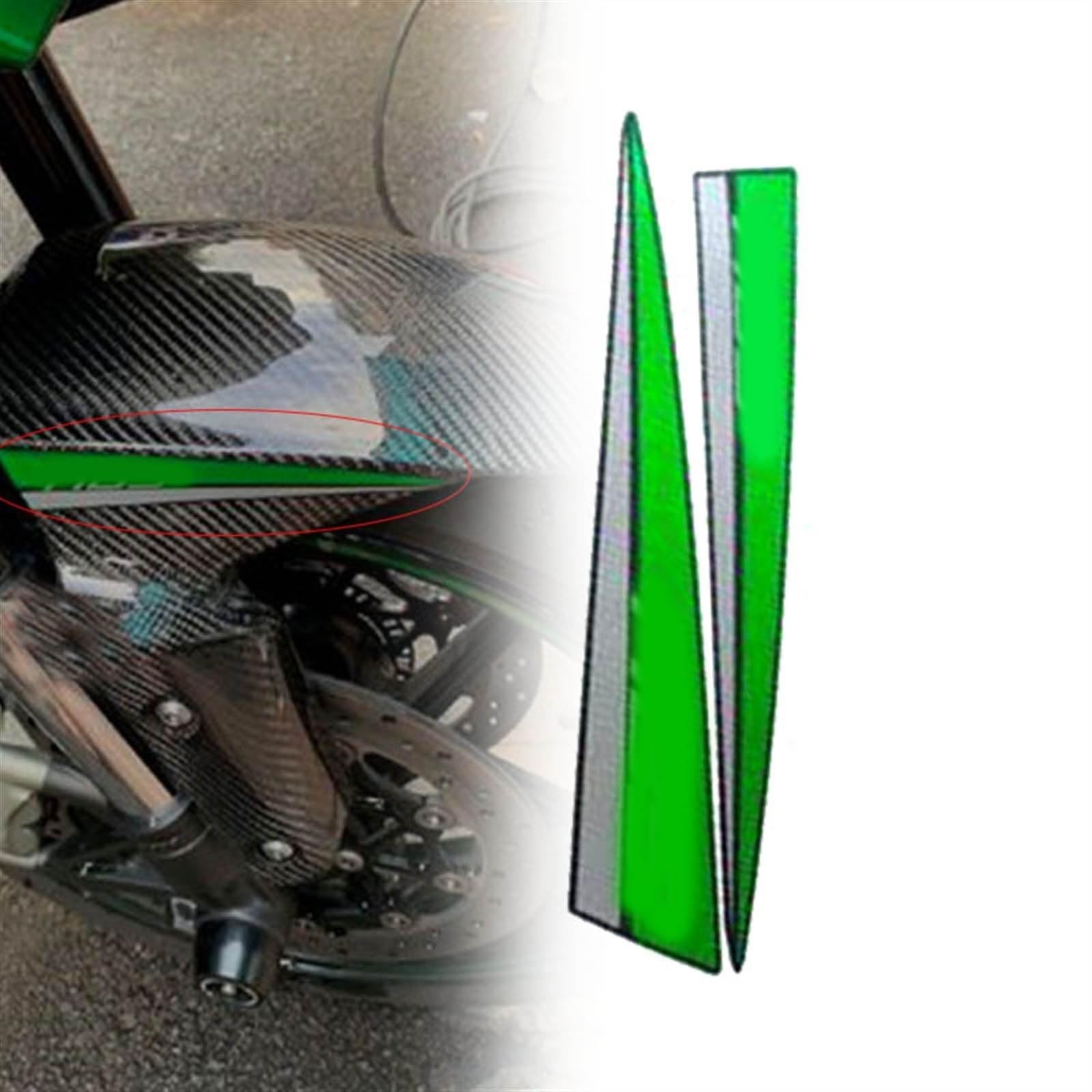 Motorcycle Sticker For KAWASAKI Z1000 Front Fender Mudguard Decal