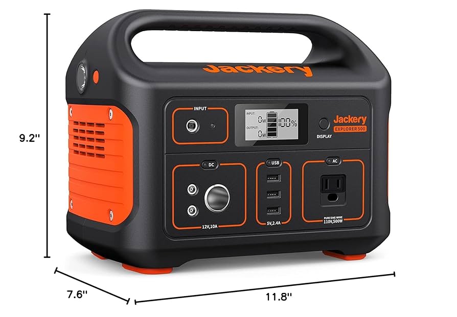 Jackery Explorer 500 ソーラー発電機 Amazon.com : Jackery Portable Power Station Explorer 500