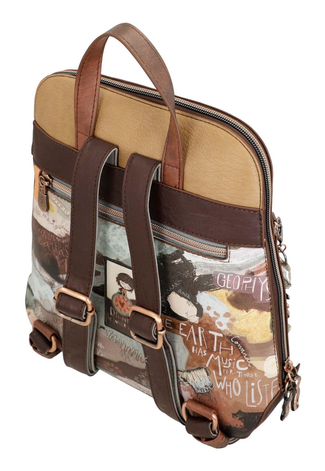 Anekke Mochila De Paseo Mediana Core - Diseño Funcional - Medidas: 26/30/8 Cm - Accesorios Y Complementos Mujer