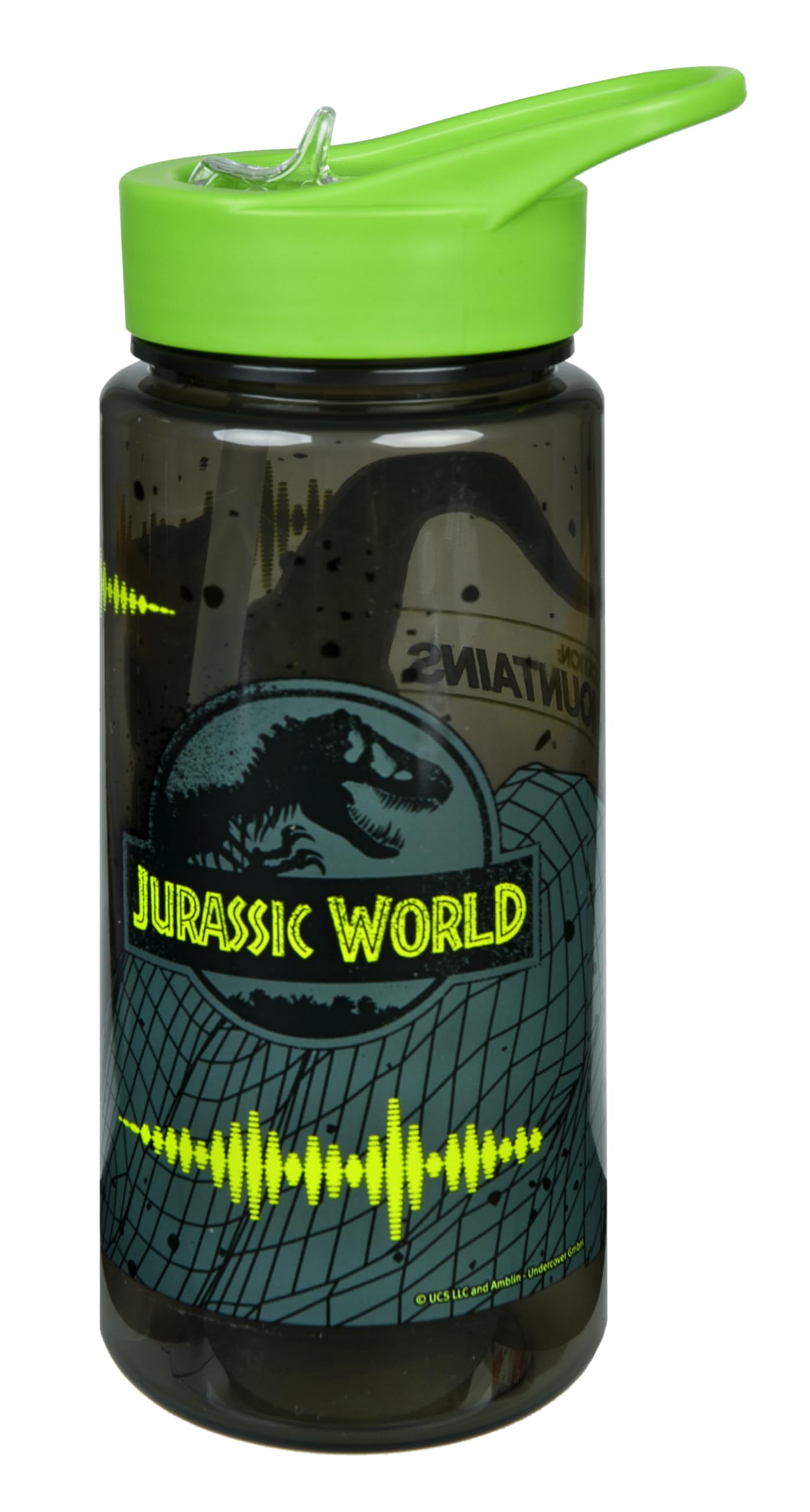 Scooli - Jurassic World kinderservies cadeauset - set bestaande uit broodtrommel en drinkfles - ideaal voor school of kleuterschool - vanaf 4 jaar - gemaakt van kunststof - BPA vrij